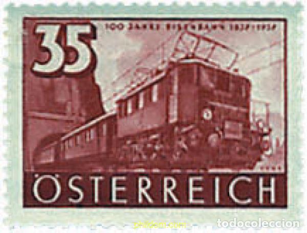 Sellos: 696902 HINGED AUSTRIA 1937 CENTENARIO DEL FERROCARRIL AUSTRIACO - Foto 1
