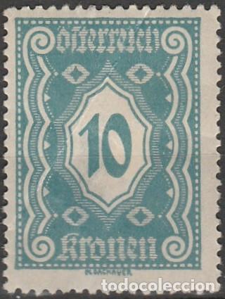 Sellos: 1922 - AUSTRIA - TASA - YVERT 107 - Foto 1
