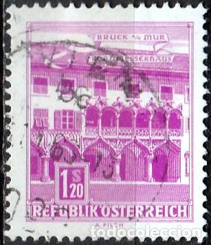 Sellos: 1962 - AUSTRIA - MONUMENTOS - YVERT 955 - Foto 1