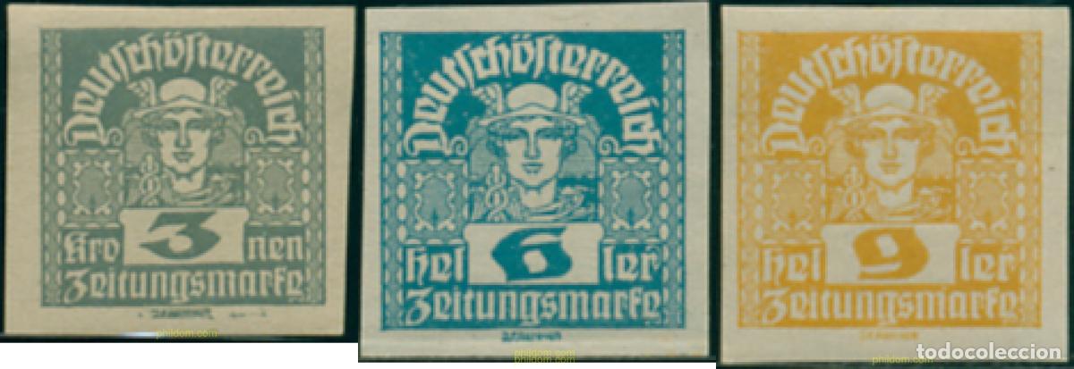 Sellos: 755376 HINGED AUSTRIA 1920 MERCURIO - Foto 1