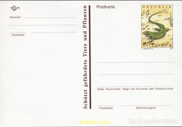 Sellos: 211751 MNH AUSTRIA 1993 REPTIL - Foto 1