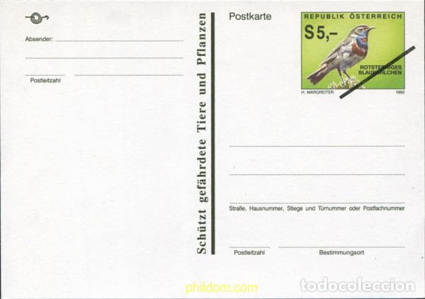 Sellos: 682329 MNH AUSTRIA 1992 AVES - Foto 1