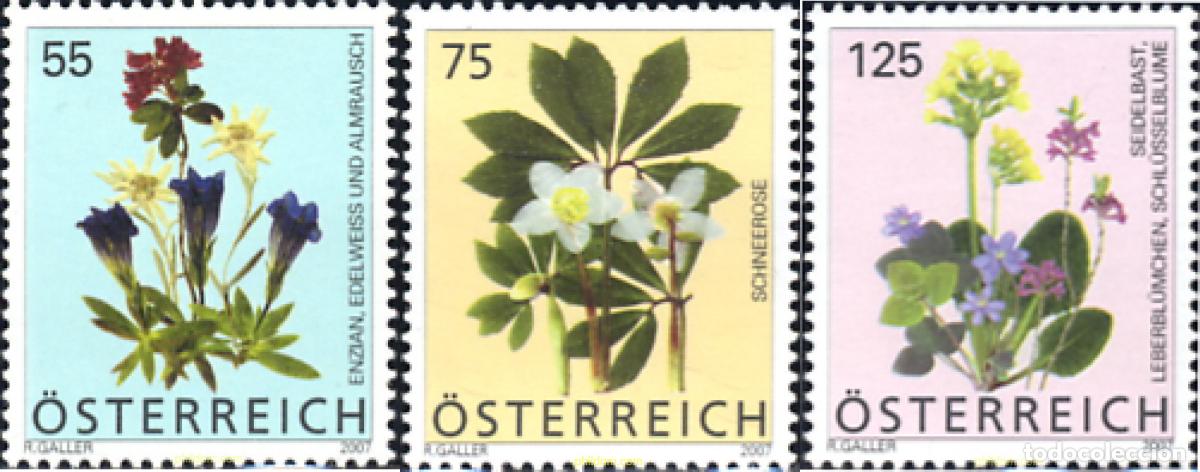 Sellos: 242495 MNH AUSTRIA 2007 FLORES - Foto 1