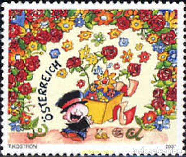 Sellos: 216988 MNH AUSTRIA 2007 COMIC - Foto 1
