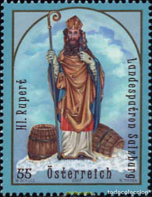 Sellos: 216981 MNH AUSTRIA 2007 SAN RUPERT - Foto 1