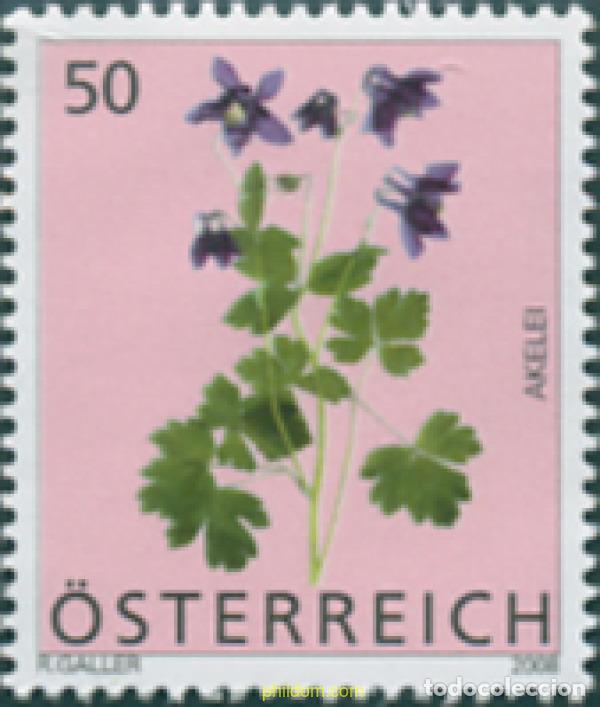 Sellos: 220136 MNH AUSTRIA 2008 FLORES - Foto 1