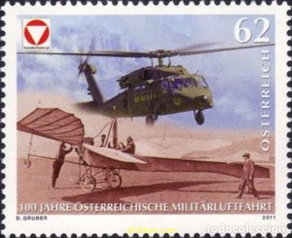 Sellos: 275341 MNH AUSTRIA 2011 CENTENARIO DE LA AVIACION - Foto 1