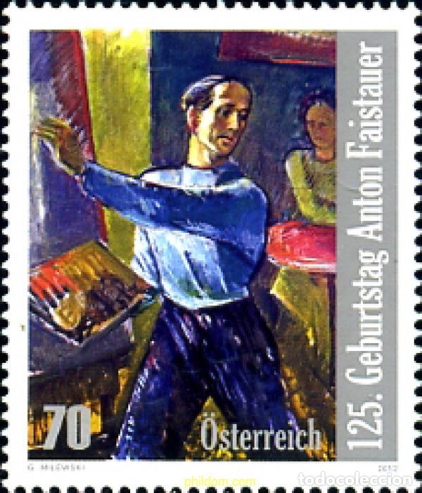Sellos: 284149 MNH AUSTRIA 2012 PINTOR - Foto 1
