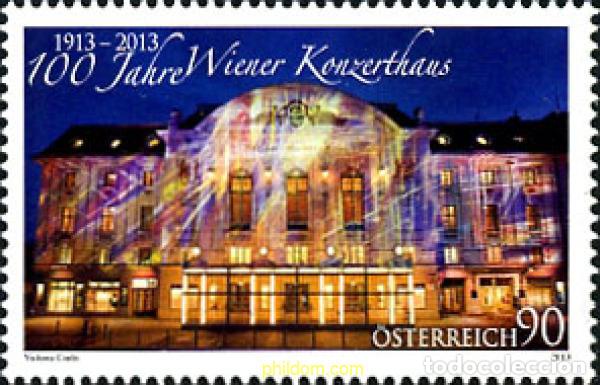 Sellos: 306459 MNH AUSTRIA 2013 SALA DE CONCIERTOS - Foto 1