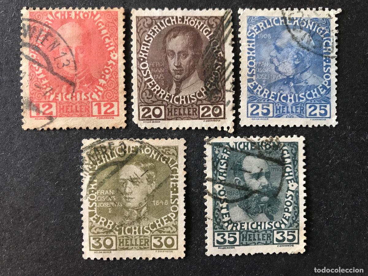 Sellos: Austria 1913 serie completa - Foto 1