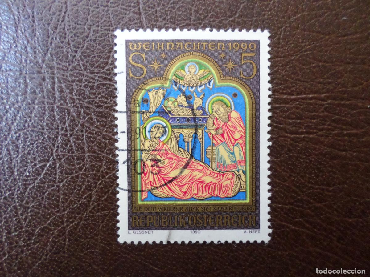 Sellos: .austria, 1990, navidad, Yvert 1841 - Foto 1