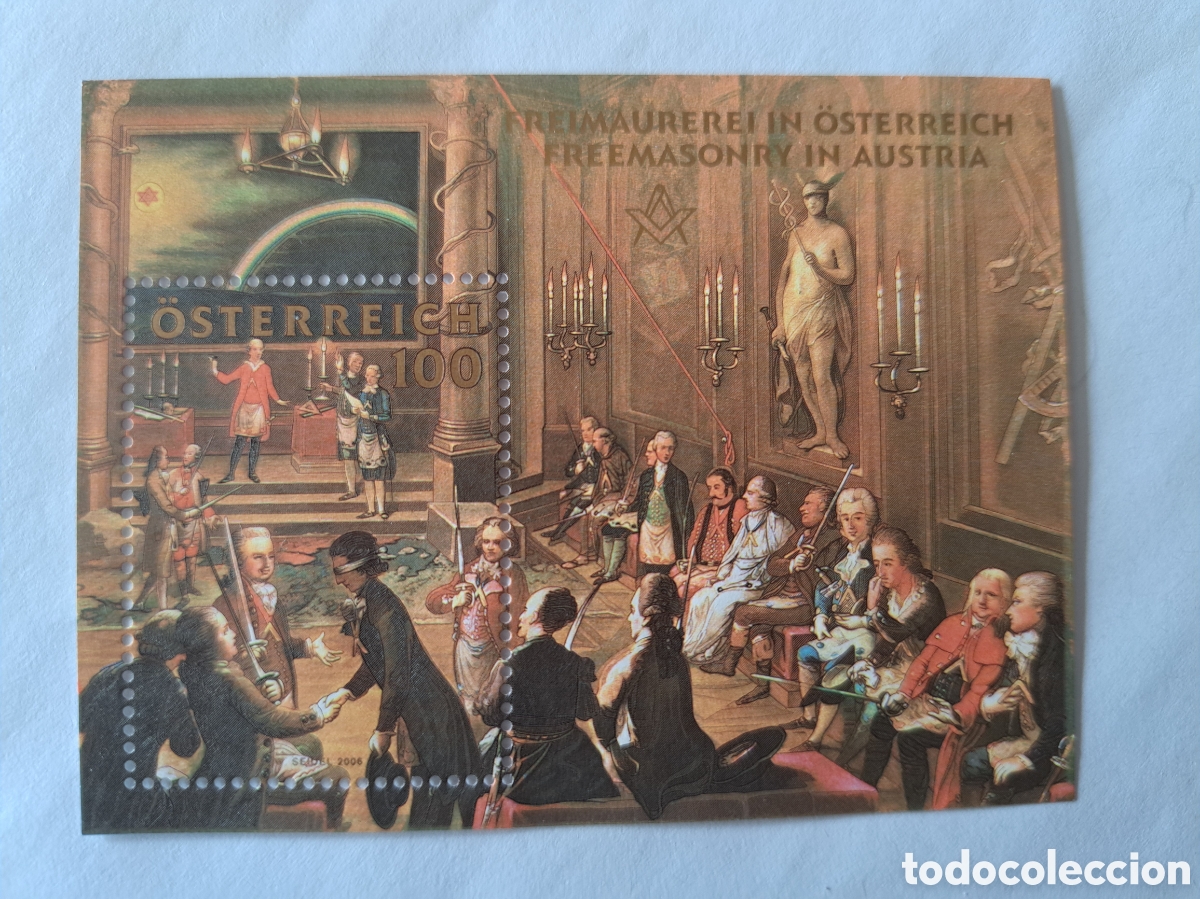 Sellos: Hoja dentada freemasonry Austria - Foto 1