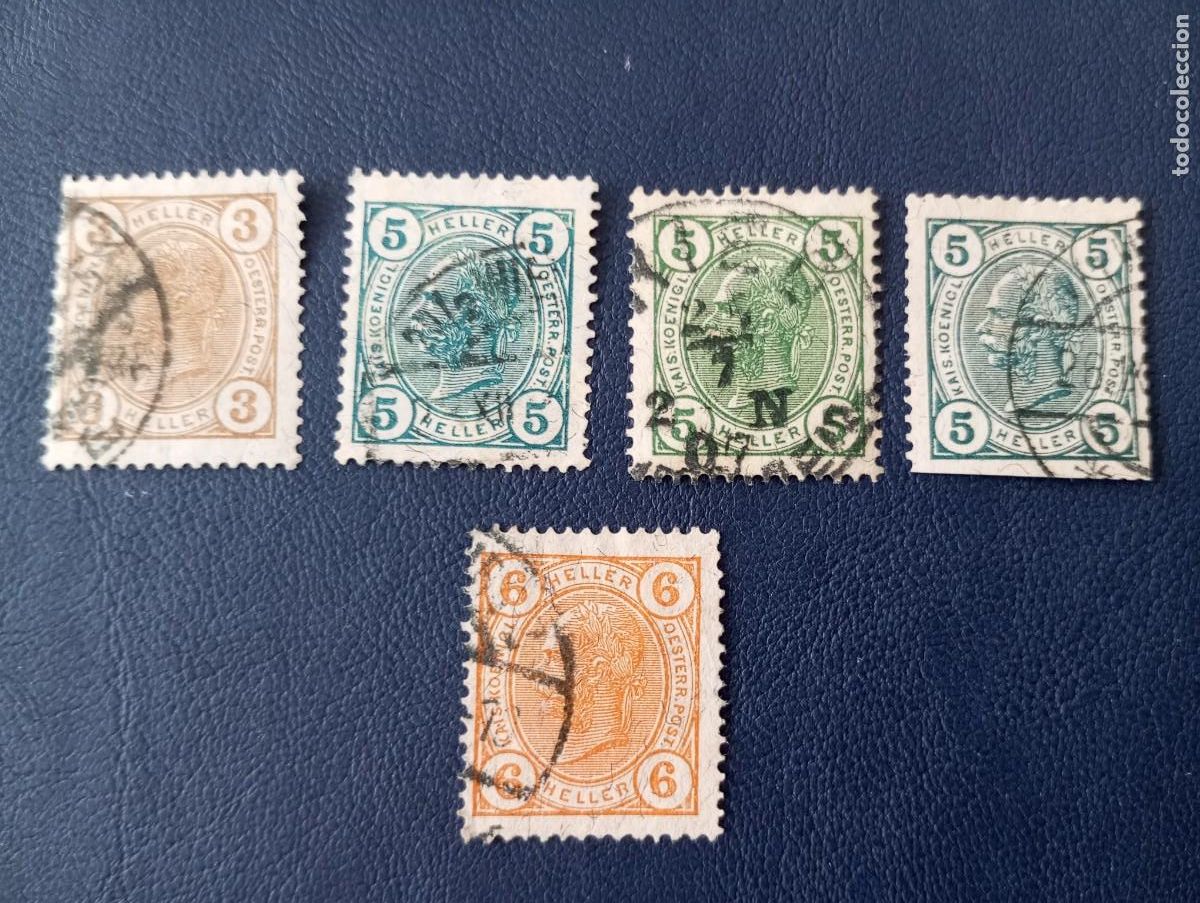 Sellos: AUSTRIA, 1905, FRANCISCO JOS&Eacute;, - Foto 1