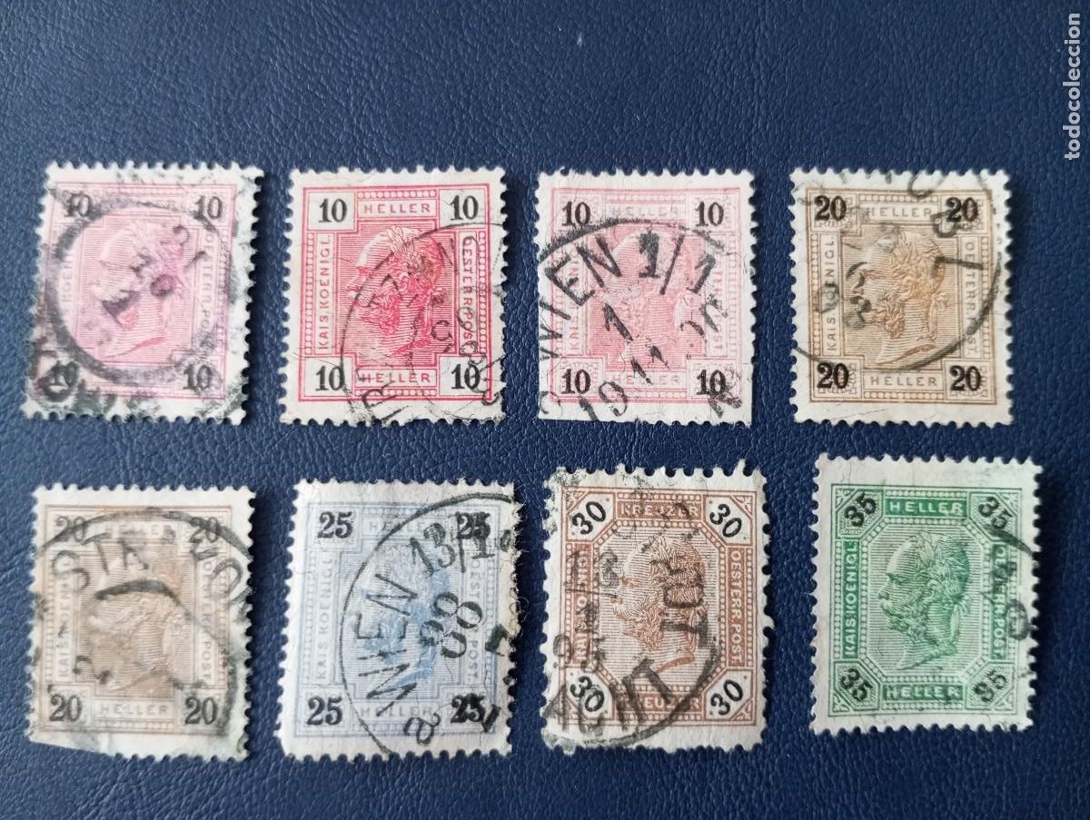 Sellos: AUSTRIA, 1891, FRANCISCO JOS&Eacute;, - Foto 1