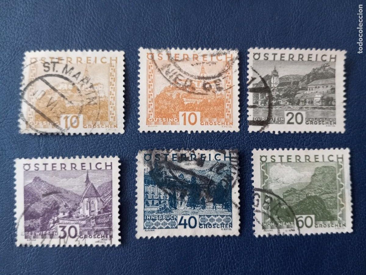 Sellos: AUSTRIA, 1929, PAISAJES - Foto 1