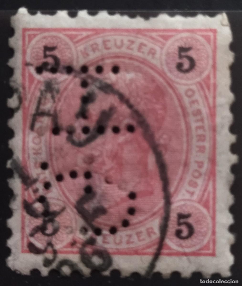 Sellos: AUSTRIA. PERFORADO - PERFIN. USADO - USED. - Foto 1
