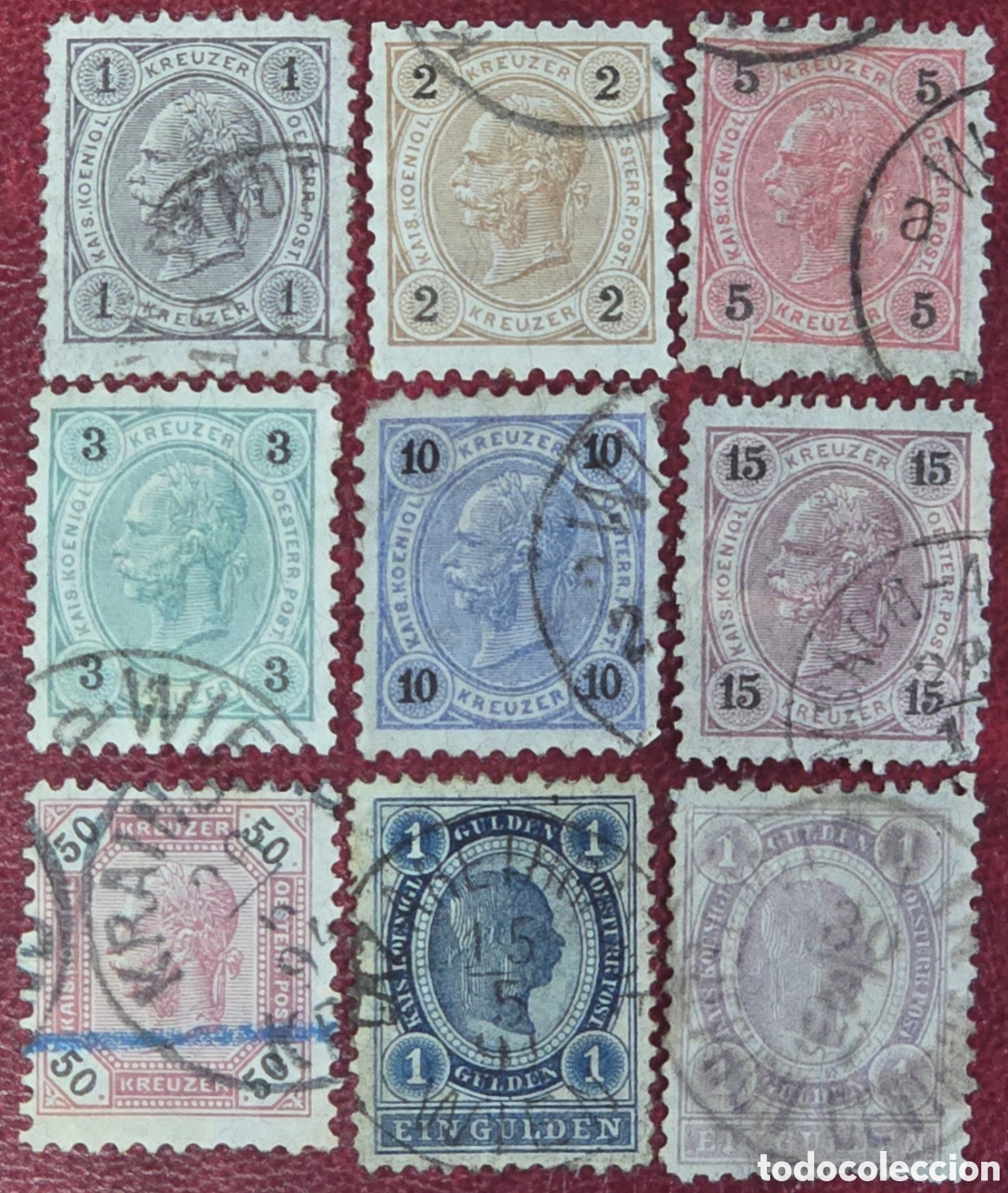 Sellos: Sellos AUSTRIA 1890-1896 - Foto 1