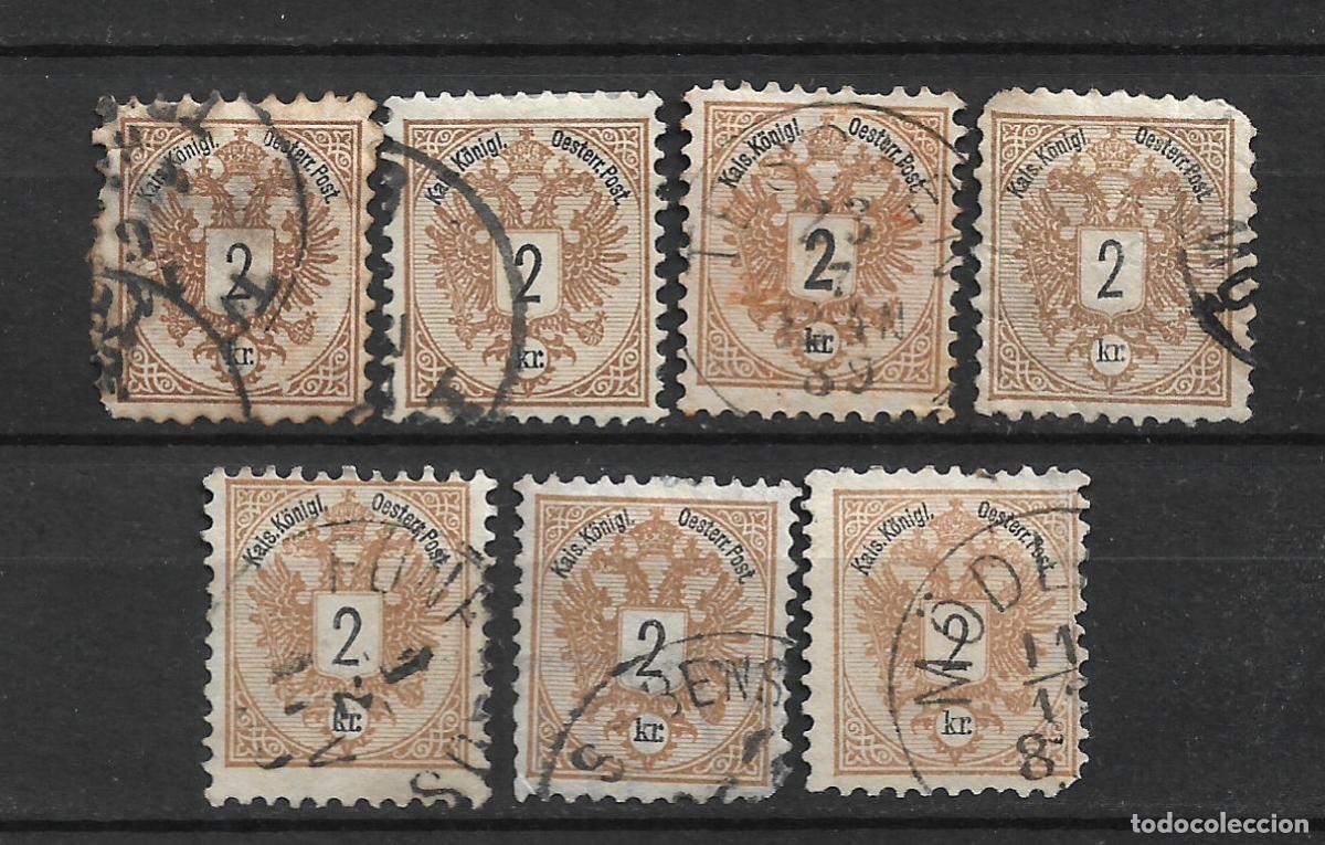 Sellos: austria 1883 sellos usado - 14/7 - Foto 1