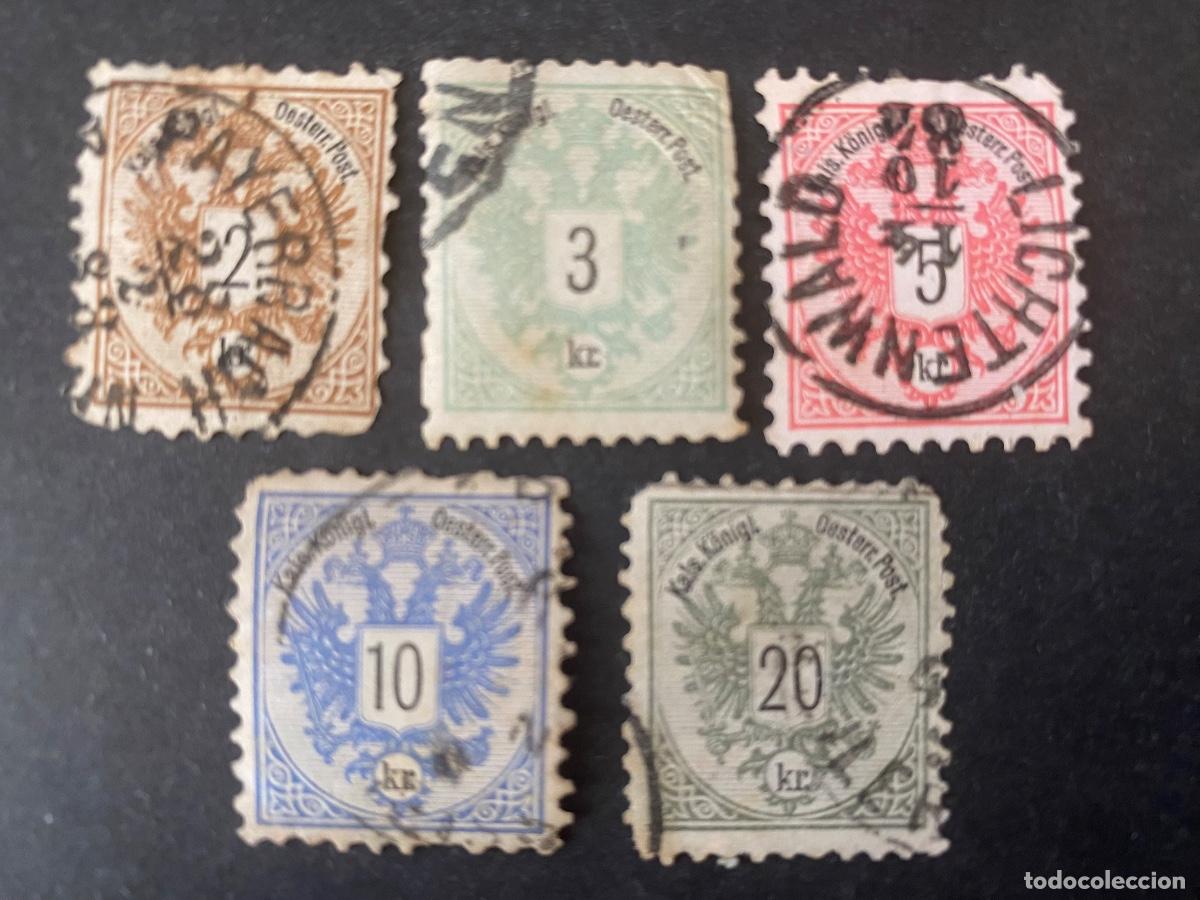 Sellos: Austria 1883 conjunto de sellos - Foto 1