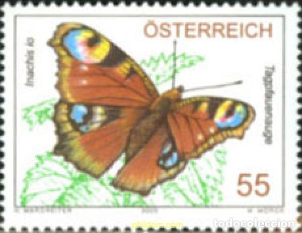 Sellos: 160922 MNH AUSTRIA 2005 MARIPOSAS - Foto 1