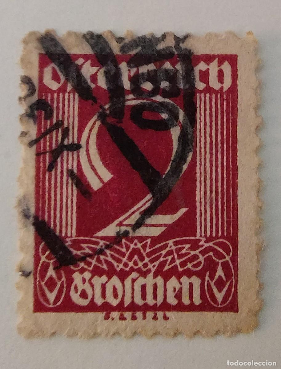 Sellos: Sello. Austria. Estampillas. Cifras. A&ntilde;o 1925. - Foto 1
