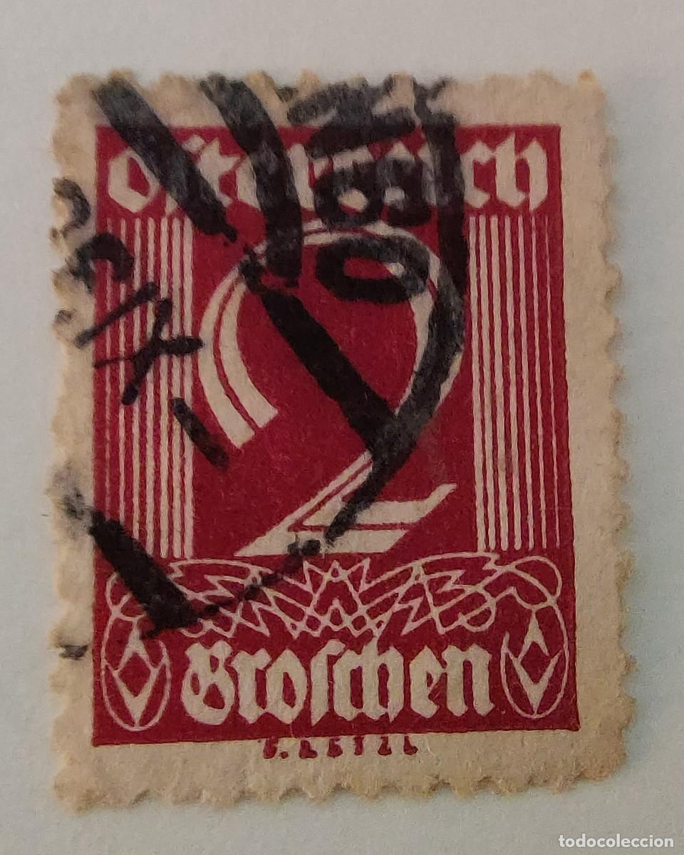 Sellos: Sello. Austria. Estampillas. Cifras. A&ntilde;o 1925. - Foto 4