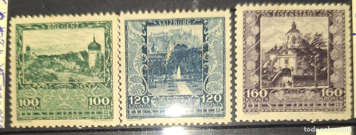 Sellos: AUSTRIA, 1923, CAT.YT.304/306. - Foto 1
