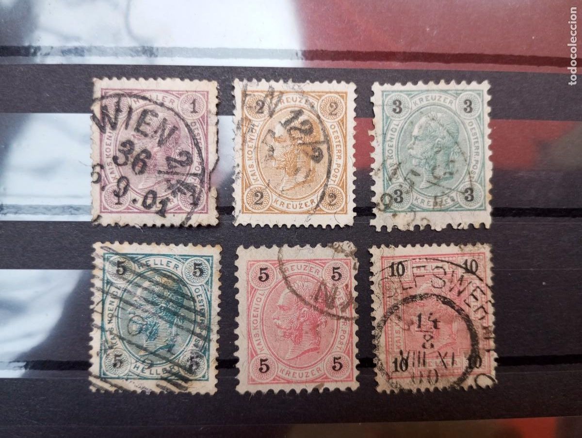 Sellos: AUSTRIA, 1890/1904, EL EMPERADOR - Foto 1