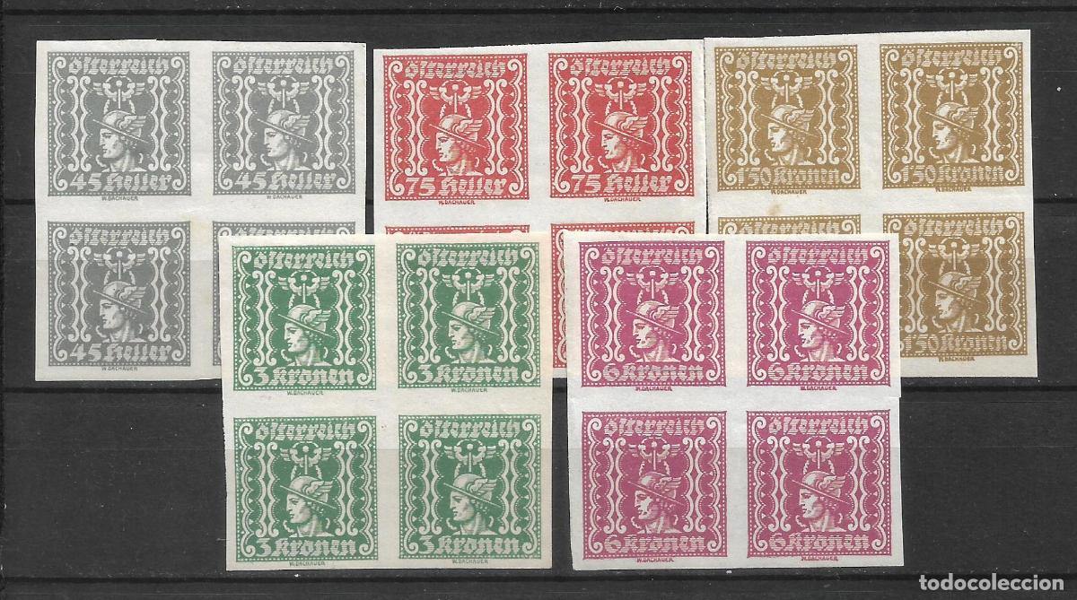 Sellos: austria 1921-22 sellos **/* - 6/11 - Foto 1
