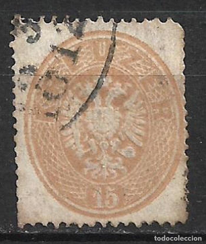 Sellos: austria 1863 scott 21 usado 18&euro; - 18/2 - Foto 1