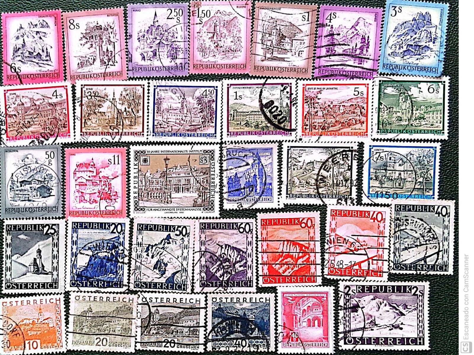 Sellos: Austria. 32 Sellos usados distintos. Ref. 19 - Foto 1