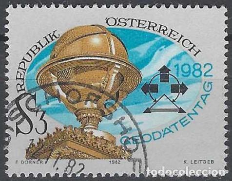 Sellos: AUSTRIA 1982 - D&Iacute;A DE LA GEODEISA - USADO - Foto 1