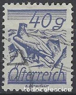 Sellos: AUSTRIA 1925 - SERIE CORRIENTE, &Aacute;GUILA DORADA - USADO - Foto 1
