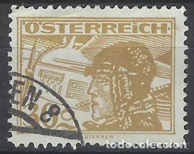 Sellos: AUSTRIA 1925-30 - A&Eacute;REOS, 30G OCRE - USADO - Foto 1