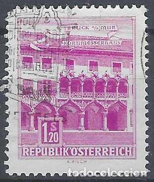 Sellos: AUSTRIA 1962 - MONUMENTOS - USADO - Foto 1