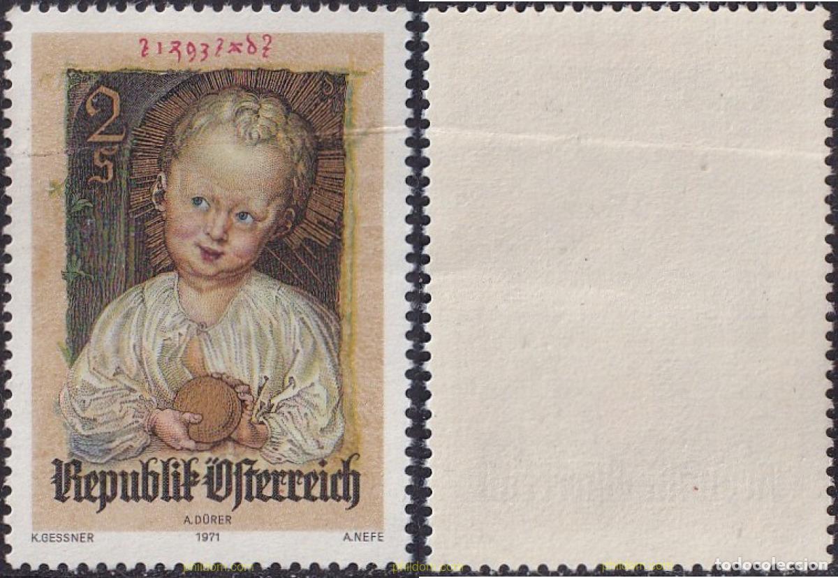 Sellos: 754429 MNH AUSTRIA 1971 NAVIDAD - Foto 1