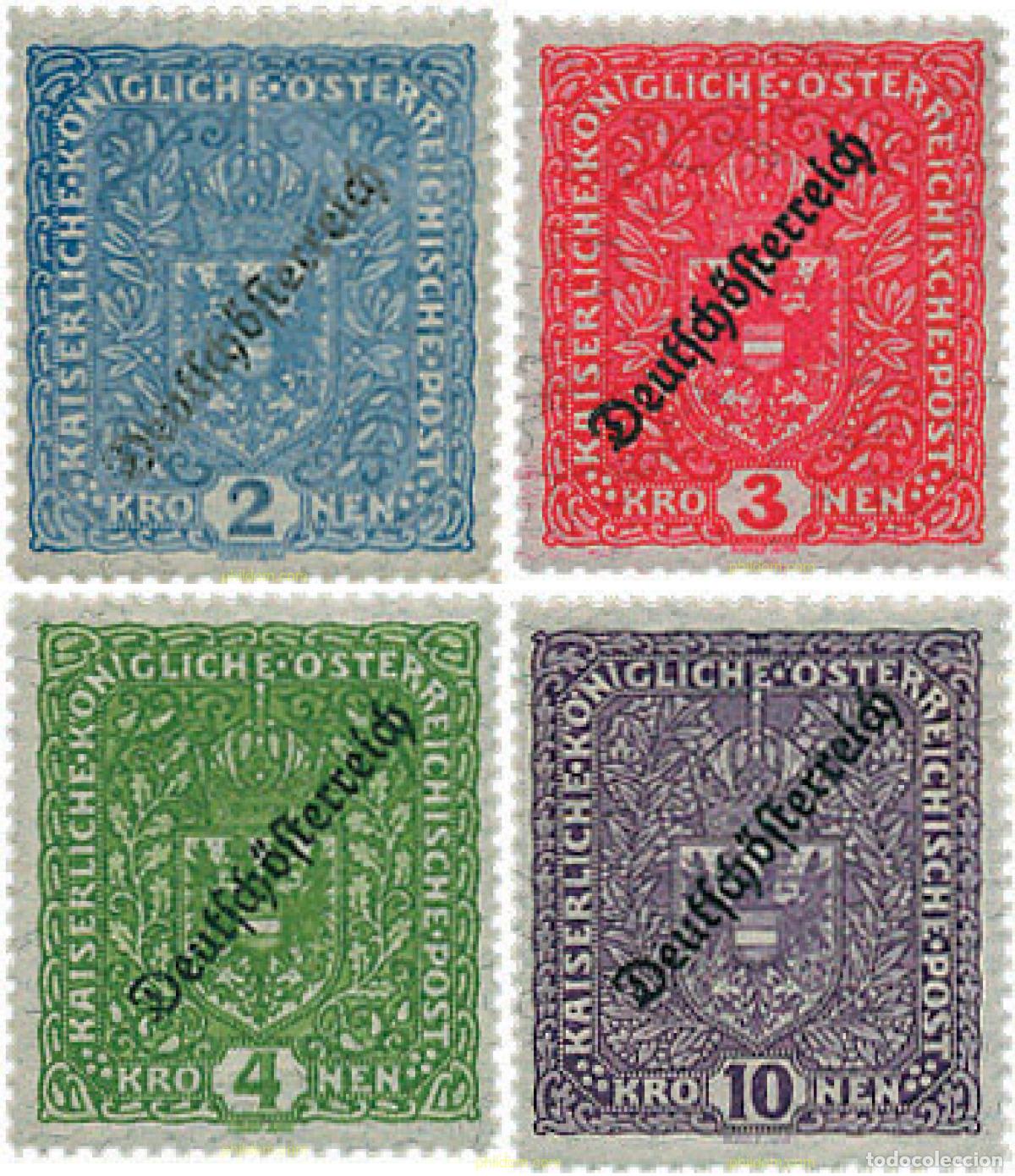 Sellos: 752179 HINGED AUSTRIA 1919 ESCUDOS - Foto 1