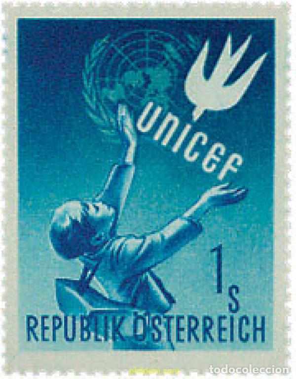 Sellos: 752957 HINGED AUSTRIA 1949 UNICEF - Foto 1