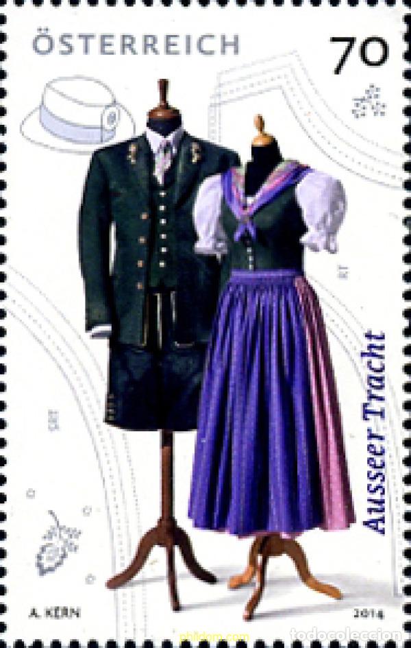 Sellos: 324587 MNH AUSTRIA 2014 TRAJES - Foto 1