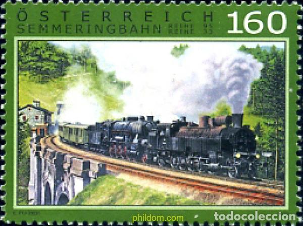Sellos: 348513 MNH AUSTRIA 2015 FERROCARRIL - Foto 1