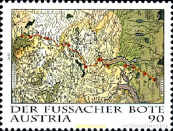 Sellos: 324583 MNH AUSTRIA 2014 MAPA - Foto 1
