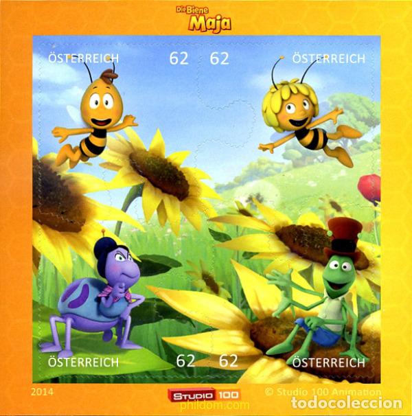 Sellos: 324578 MNH AUSTRIA 2014 COMIC - LA ABEJA MAYA - Foto 1