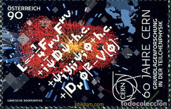 Sellos: 319762 MNH AUSTRIA 2014 CERN - Foto 1