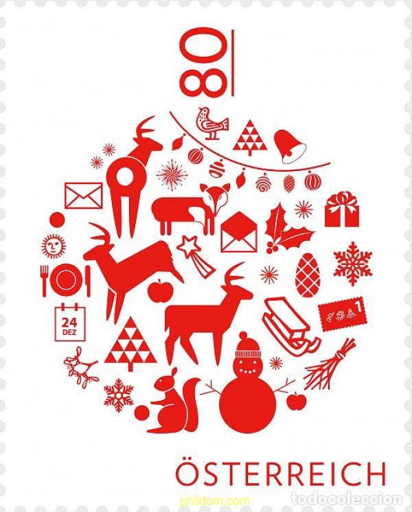 Sellos: 591258 MNH AUSTRIA 2016 NAVIDAD - Foto 1