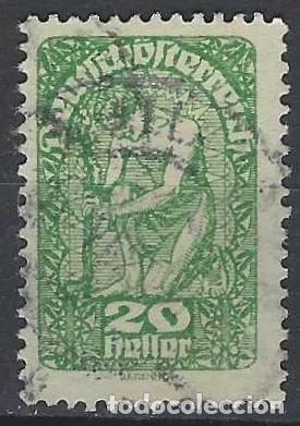Sellos: AUSTRIA 1919-20 - S.CORRIENTE - USADO - Foto 1
