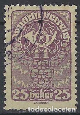 Sellos: AUSTRIA 1919-20 - S.CORRIENTE - USADO - Foto 1