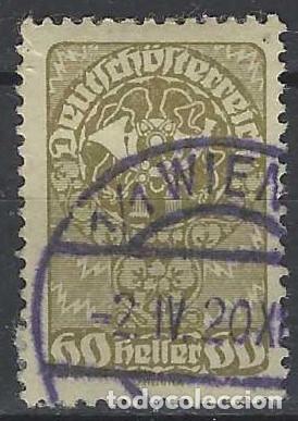 Sellos: AUSTRIA 1919-20 - S.CORRIENTE - USADO - Foto 1