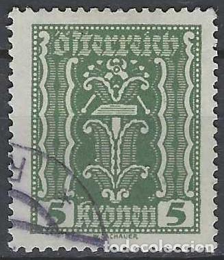 Sellos: AUSTRIA 1922-24 - LA REP&Uacute;BLICA - USADO - Foto 1