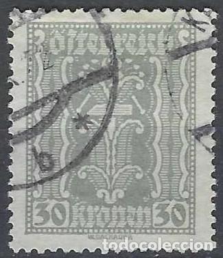 Sellos: AUSTRIA 1922-24 - LA REP&Uacute;BLICA - USADO - Foto 1