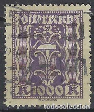 Sellos: AUSTRIA 1922-24 - LA REP&Uacute;BLICA - USADO - Foto 1